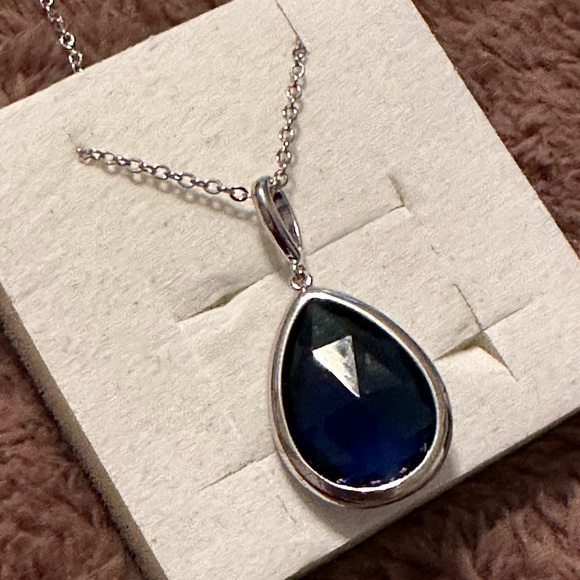 Gorgeous sapphire Necklace and Earrings set 😍 - Picture 13 of 16